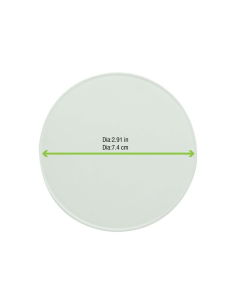50 Pcs - Couvercle Carton Blanc pour Boissons - 7,4 cm x 0,8 cm 2