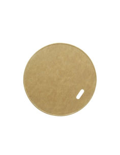50 Pcs - Couvercle Carton Kraft - 8 cm x 1 cm, Chaud et Froid