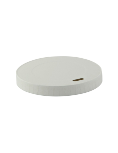 50 Pcs - Couvercle plat en carton blanc - Ø80 mm, Hauteur: 10 mm, sans plastique