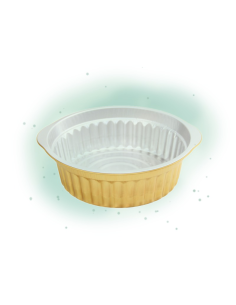 20 Pcs - Marmite aluminium argent/or - 100 ml, Hauteur: 75 mm 2