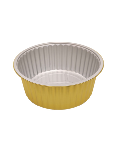 20 Pcs - Pot géant en aluminium argent/or - 5000 ml, Hauteur: 110 mm