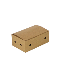 50 Pcs - Boîte Kraft 6 Nuggets 114x73mm H45mm