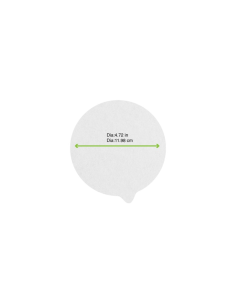 1000 Pcs - Opercover blanc - Diamètre 120 mm, idéal pour protection et présentation 2