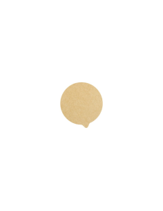 1000 Pcs - Opercouver Kraft - Diamètre 66 mm, Protecteur de qualité supérieure