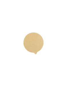 1000 Pcs - Opercover Kraft - Diamètre 76 mm, idéal pour vos plats à emporter
