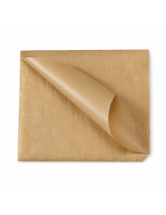 1000 Pcs - Sac papier brun ouvert - 25x23 cm, idéal pour emballage horeca 2