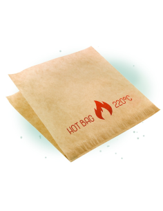 200 Pcs - Sac papier kraft spécial four - 17 x 16 cm, idéal pour la cuisson 2