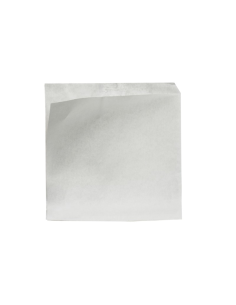 1000 Pcs - Sac papier blanc ingraissable - 17 cm x 17 cm, ouvert sur 2 côtés