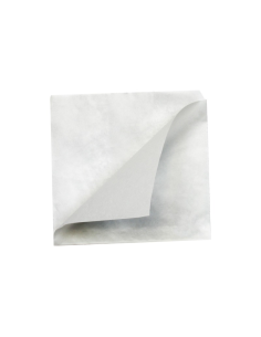 1000 Pcs - Sac papier blanc ingraissable - 24 cm x 24 cm, ouvert sur 2 côtés