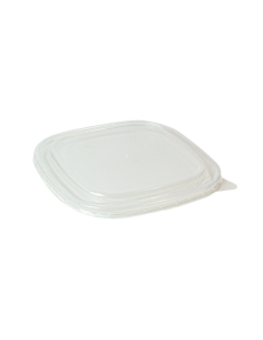 50 Pcs - Couvercle PET pour saladier carre 130x130mm