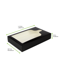 50 Pcs - Boîte avec fenêtre en PET pour planche   300x190mm H50mm 2