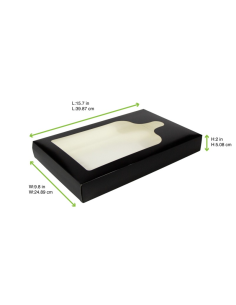 50 Pcs - Boîte avec fenêtre en pet pour planche   400x250mm H50mm 2
