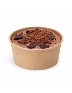 50 Pcs - Pot carton en fibre de bambou - 150 ml, Diam: 8,5 cm, Hauteur: 5,2 cm 2