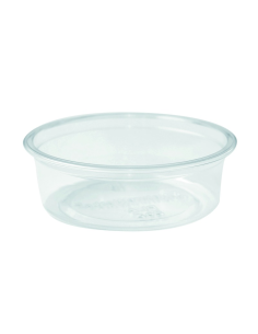 50 Pcs - Coupelle PLA transparente - 60 ml, Diam: 7,6 cm, Hauteur: 2,4 cm