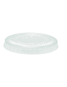2500 Pcs - Couvercle PLA plat transparent - Ø74 mm