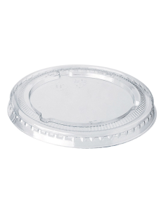 100 Pcs - Couvercle PET transparent - Diam: 6,5 cm x 0,5 cm
