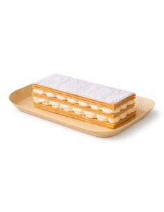 50 Pcs - Plateau decor bois clair laminé 185x105mm H12mm 2