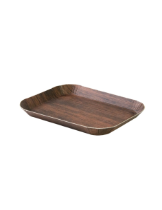 50 Pcs - Plateau decor bois foncé laminé 168x127mm H15mm