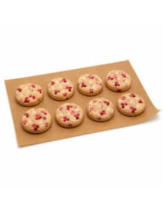 1 Pcs - Rouleau papier kraft brun - 40gsm + PE, Laize 22,5 cm x 300 m x 18 cm Diam - Diam Tube: 7,6 cm 2