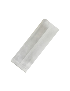 1000 Pcs - Sac sandwich blanc ingraissable fenêtre cristal - 11 x 4 x 31 cm
