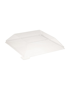 100 Pcs - Couvercle PET transparent "Samourai" - 13 x 13 cm x 2 cm