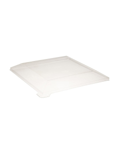 100 Pcs - Couvercle PET transparent "Samourai" - 17,5 x 17,5 cm x 2 cm