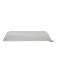 100 Pcs - Couvercle PET transparent "Samourai" - 22 x 8,8 cm, Hauteur: 2,6 cm