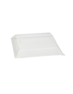 25 Pcs - Couvercle PET transparent "Samourai" - 23 x 23 cm, Hauteur: 3,4 cm