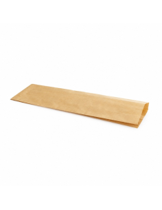 1000 Pcs - Sac sandwich papier brun - 10 cm x 35 cm x 4 cm, idéal pour horeca