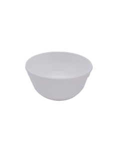 500 Pcs - Bol à soupe isotherme plastique blanc - 340 ml, Hauteur: 55 mm