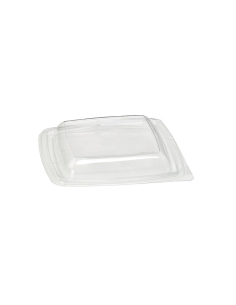 100 Pcs - Couvercle dôme plastique transparent 19,5 x 19,5 x 3 cm