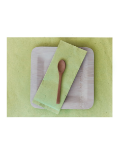 250 Pcs - Set de plateaux papier verts - 30 x 40 cm, parfaits pour le service