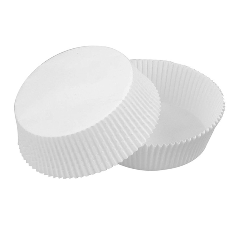 Caissette papier de cuisson ovale blanche siliconée 16,8 x 11,8 x 3,2 cm x 100 unités