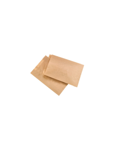 250 Pcs - Sac kraft brun ingraissable - 18 x 8 x 28 cm, tout usage