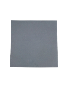 40 Pcs - Serviette micro point anthracite 2 plis - 380x380 mm, élégante et absorbante