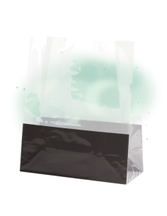 100 Pcs - Sac plastique PP transparent - 14 x 6,5 x 17 cm, résistant et pratique 2