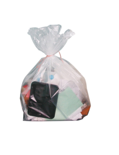 100 Pcs - Sac poubelle transparent - 160 L, 42 cm x 38 cm x 120 cm