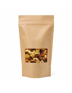 200 Pcs - Sac kraft transparent avec zip - 15 cm x 22 cm, idéal pour stockage 2