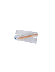 4000 Pcs - Sac à pain liasse plastique PEHB jaune - 12 x 5 x 35 cm, résistant et pratique