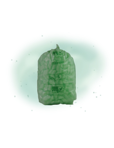 20 Pcs - Sac poubelle vert - 110000 ml, 40 cm x 15 cm x 110 cm 2