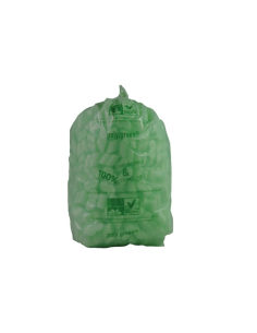 10 Pcs - Sac poubelle vert - 130 L, 42 x 20 cm x 11,5 cm