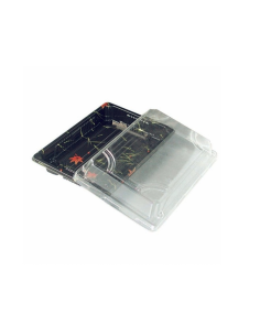 200 Pcs - Barquette sushi plastique avec couvercle - Design élégant, format pratique