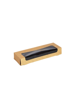 50 Pcs - Boîte sushi avec fenêtre antibuée pour 14-16 pieces 240x72mm H35mm