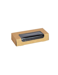 50 Pcs - Boîte sushi avec fenêtre antibuée pour 6-8 pieces 167x72mm H35mm