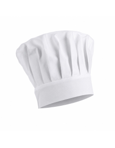 10 Pcs - Toque ronde en papier blanc - 28,5 cm x 23 cm