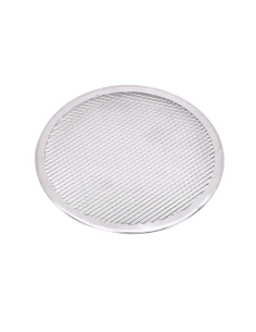 12 Pcs - Grille à pizza ronde en aluminium - Ø254 mm, Hauteur: 4 mm