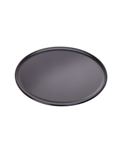 12 Pcs - Plateau noir pour pizza en aluminium - Ø330,2 mm, Hauteur: 8 mm