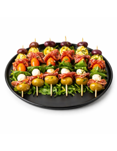 12 Pcs - Plateau noir pour pizza en aluminium - Ø330,2 mm, Hauteur: 8 mm 2
