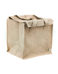 10 Pcs - Sac cabas en jute brun 380x330mm H380mm