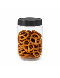 24 Pcs - Bocal Bokolock en plastique PET - 1000 ml, Ø100 mm, Hauteur: 170 mm 2